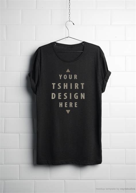 Hanging T-Shirt Mockup - Mockup World