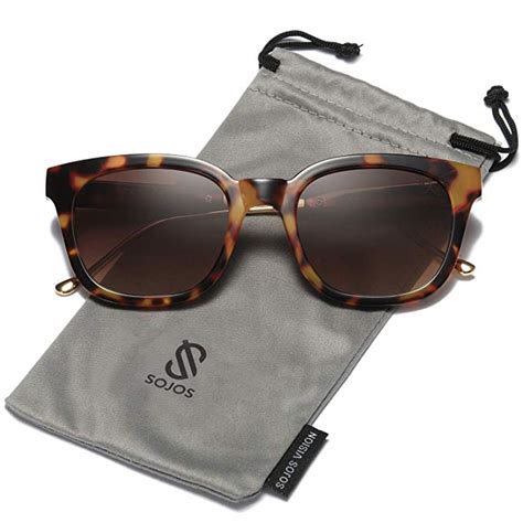 SOJOS Classic Polarized Sunglasses for Women Men Mirrored Lens $10.39