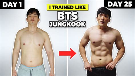 KPOP BODY TRANSFORMATION | I Tried BTS Jungkook's Workout Program ...