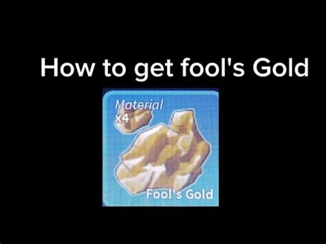 how to get fool's gold in blox fruit - YouTube