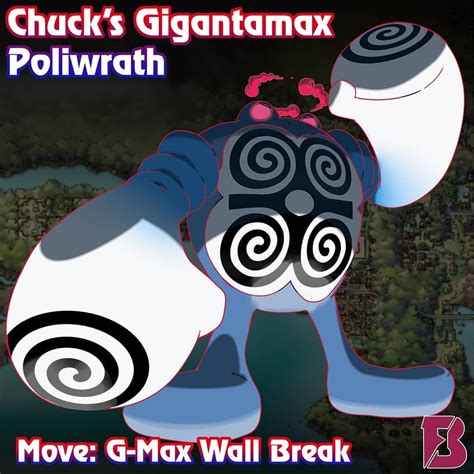 BadaFra on Instagram: “Meet Chuck's gigantamax Poliwrath! His chest symbol is an African sign ...