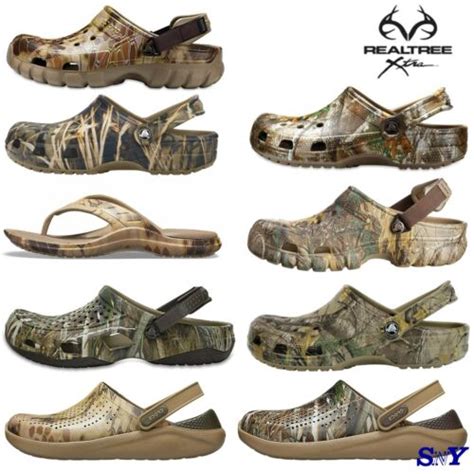 CROCS Classic REALTREE Camo Clog LightWeight Breathable Men's Size | eBay