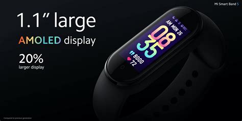 Xiaomi Mi Smart Band 5: Global version officially introduced