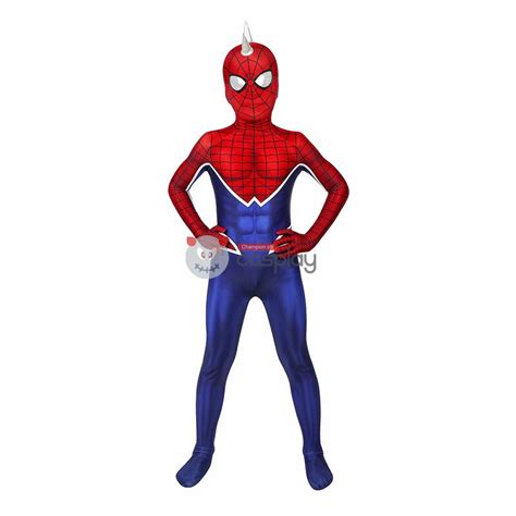 Kids Spider-Man Costumes Spider-Man Ps4 Punk Suit Cosplay Costumes ...