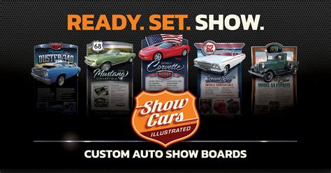 Car Show Signs | Show Boards - Show Cars Illustrated