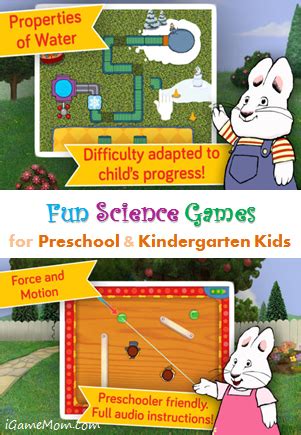 Play Fun Science Educational Games with Max and Ruby