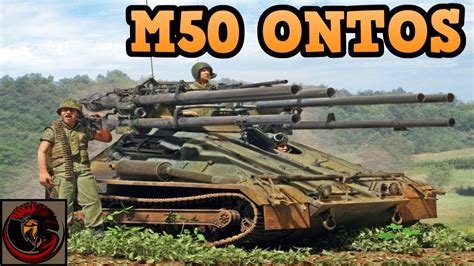 M50 'Ontos' Light Anti-tank Vehicle - RECOILLESS TANK DESTROYER - YouTube