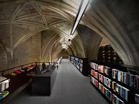 Old Church Converted into a Modern Bookstore