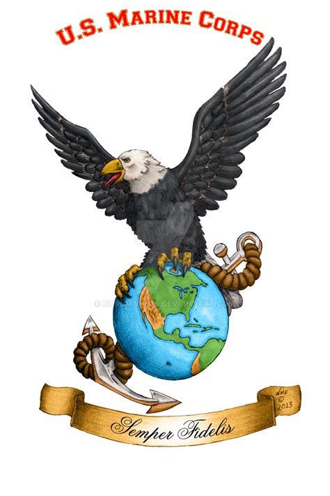 Eagle, Globe, and Anchor by Nordmann79 on DeviantArt