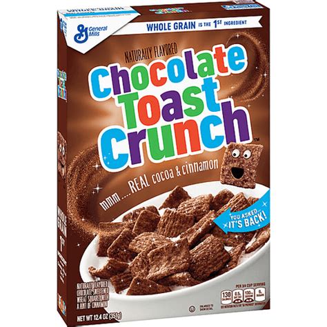 Chocolate Cinnamon Toast Crunch Whole Grain Breakfast Cereal, 12.4 oz | Cereal | Big John Grocery