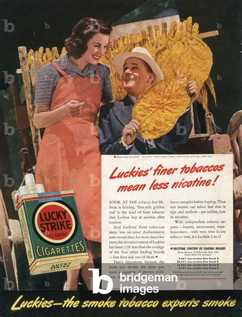 Lucky Strike Cigarette Ad, 1940 (photo) by