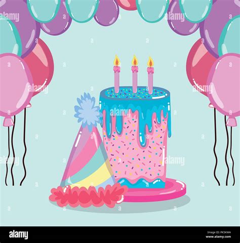 Birthday celebration cartoons Stock Vector Image & Art - Alamy