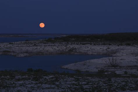 Red Moon Rising Photograph by Amber Kresge - Fine Art America