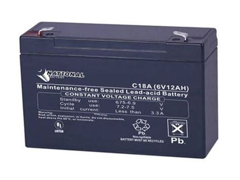 General Series 6V 12AH T1 Battery | Green Lighting Wholesale, INC