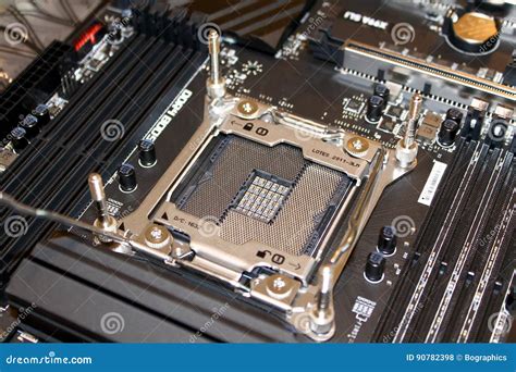 Computer Processor Motherboard Socket Editorial Stock Photo - Image of assembly, circuits: 90782398