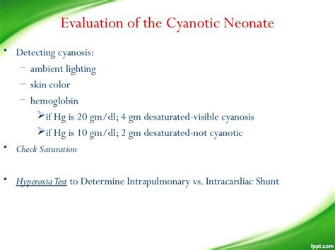 Cyanotic spell.