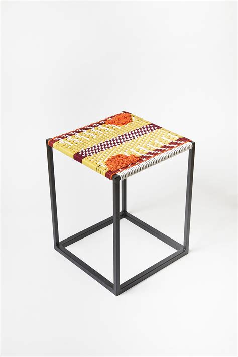 Square Stool Metal Stool Decorative Woven Furniture - Etsy