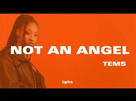 Tems - Not An Angel (Lyrics) - YouTube