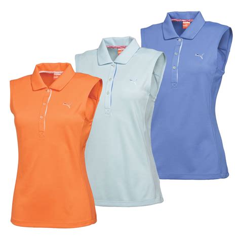 2015 Women's PUMA Tech Sleeveless Golf Shirt - Discount Women's Golf ...