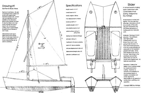 One secret: 16 ft catamaran plans