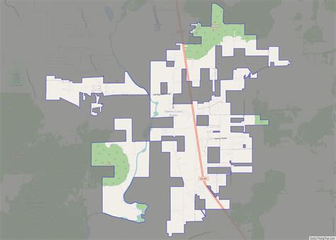 Map of Owens Cross Roads town - Thong Thai Real