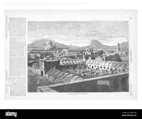 Newspaper image of the inside of Kandahar Citadel in 1880 Stock Photo - Alamy