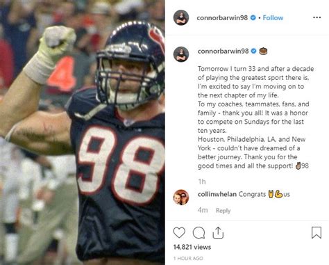 Connor Barwin announces his retirement