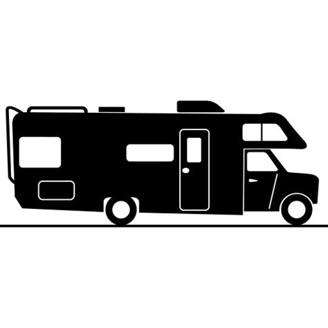 Motorhome Silhouette Clipart transparent PNG - StickPNG