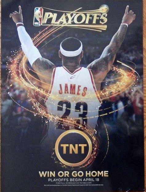 NBA Playoffs print ad color illustration 2010 TNT win or go home ...