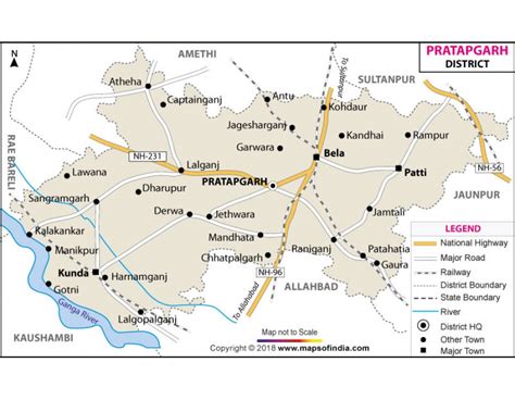 Buy Pratapgarh District Map online