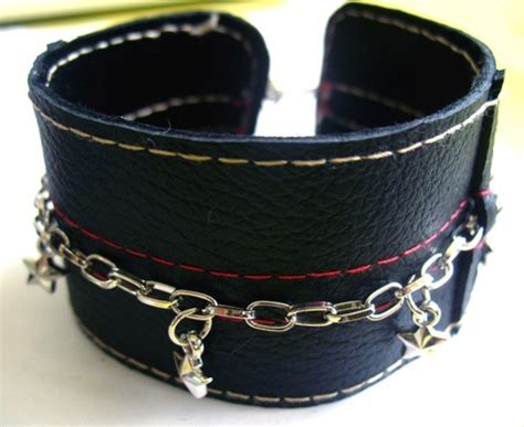 Men's Leather Wristbands – Sewing Projects | BurdaStyle.com