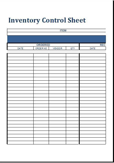 20+ Inventory Checklist Template Excel | DocTemplates