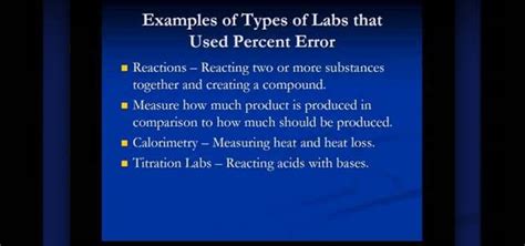 How to Calculate percent error in chemistry lab activities « Math :: WonderHowTo