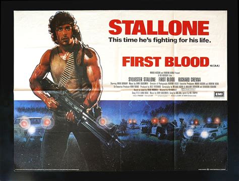 First Blood (1982) : r/ClassicMoviePosters