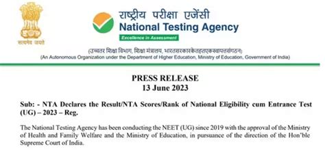 NEET UG 2023 Results Out: Check Out Topper List