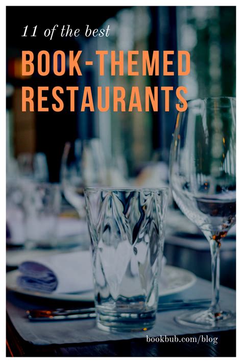 11 Delightfully Delicious Book-Themed Restaurants | Books, Good books, Fan book