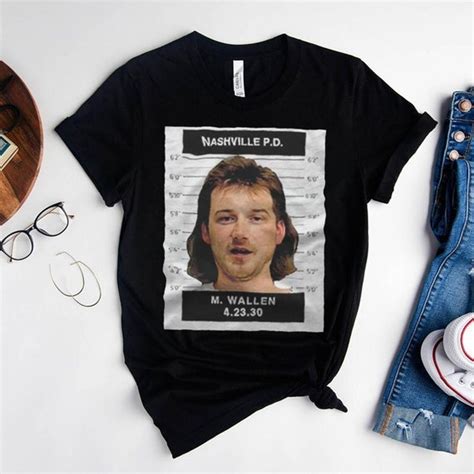 Morgan Wallen Mugshot Shirt Morgan Wallen Mugshot Nashville - Etsy