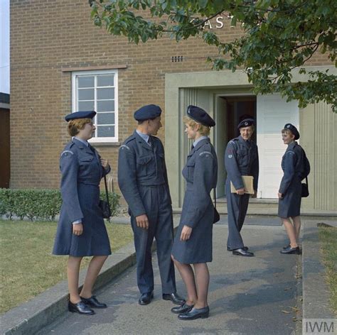 Members of the Royal Observer Corps on a summer training camp at RAF ...