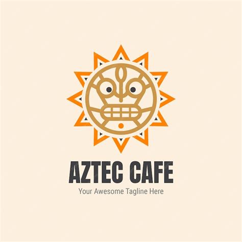 Premium Vector | Flat design aztec logo design