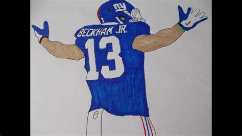 Odell Beckham Jr Catch Drawing at PaintingValley.com | Explore ...