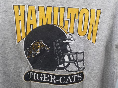 Vintage Hamilton Tiger-Cats 90s T-Shirt Size XL | Etsy