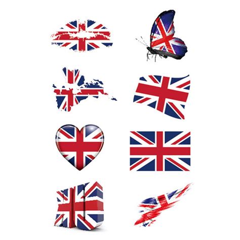 Buy CARGEN® United Kingdom Temporary Tattoos for Football Match World Cup National Sticker for ...