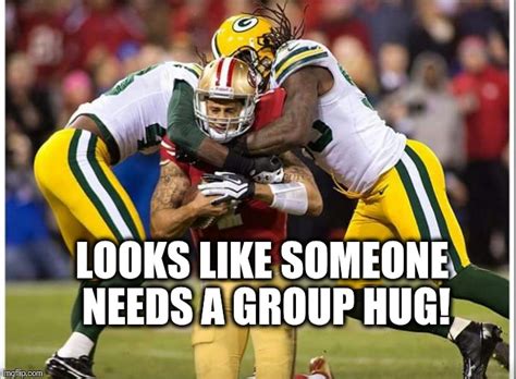 Packer group hug - Imgflip