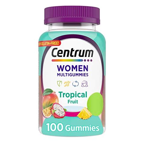 Snapklik.com : Womens Multivitamin Gummies, Tropical Fruit Flavors Made ...