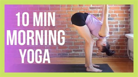 10 min Morning Yoga Stretch for Beginners – Energy Boost Y… - Yoga With Kassandra