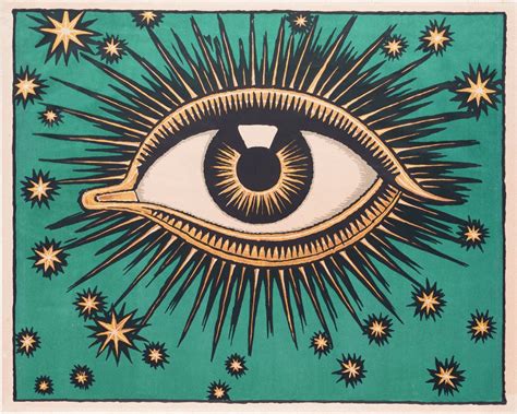 All Seeing Eye art print Stars wall art Celestial decor Eye | Etsy in ...