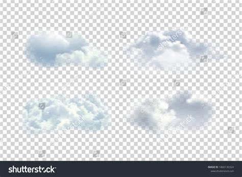 Vector Set Realistic Isolated Cloud Template Stock Vector (Royalty Free ...