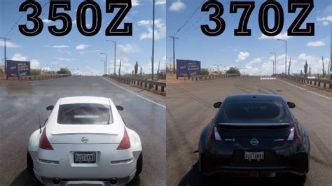 Forza Horizon 5 - Nissan 350Z vs 370Z - Engine sound differences ...