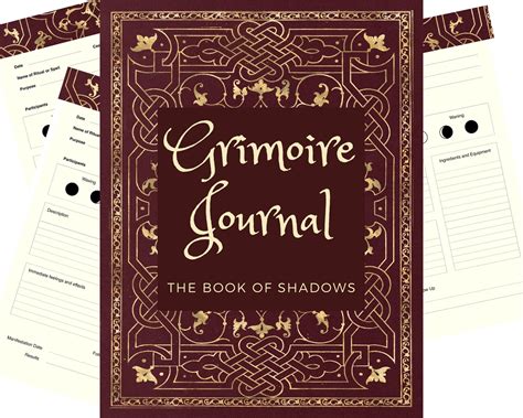 Excited to share the latest addition to my #etsy shop: Grimoire (Spell Paper) Journal Printable ...