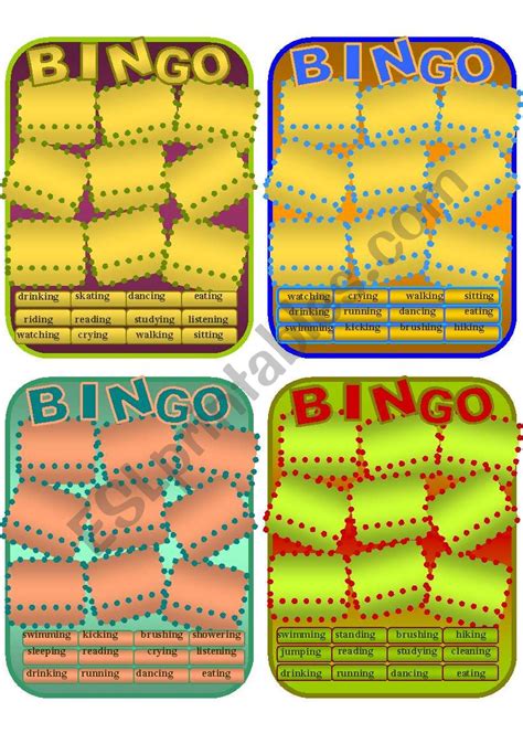 Colourful Game Cards - ESL worksheet by me_fig